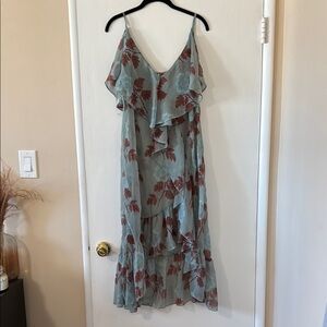 Free People Ruffle Maxi Tank Top